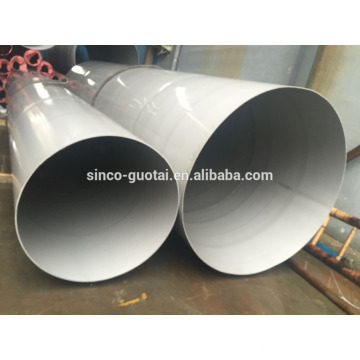304 316L rostfreier Stahlrohr mit großem Durchmesser für die Industrie